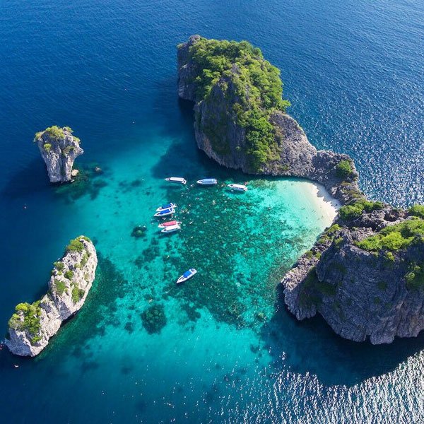 Koh Haa lagoon and islands